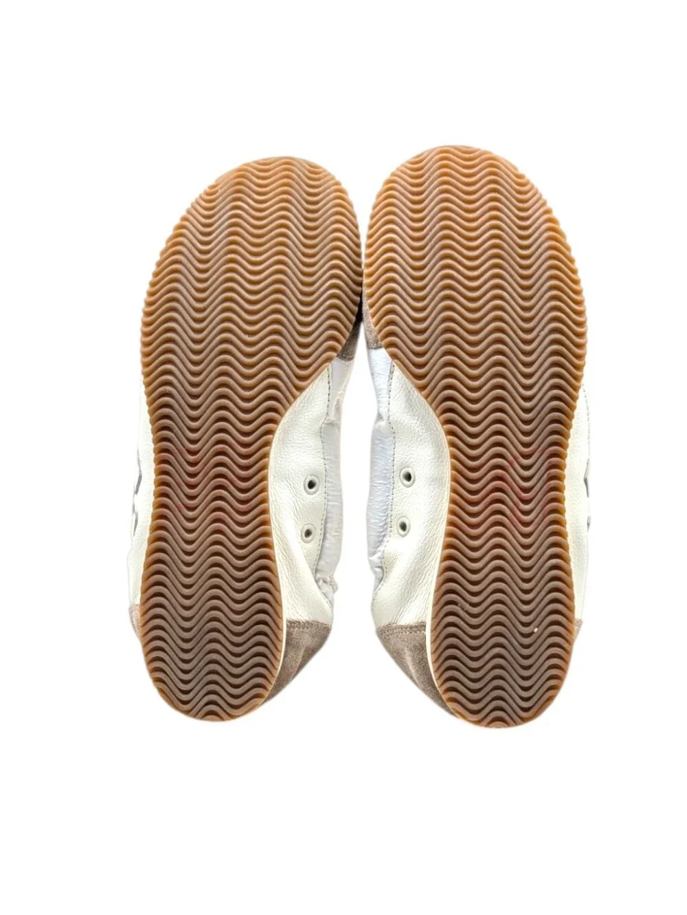 Tory Burch Cerbiatto White Leather/Nylon Sneakers Size 6.5 EUC  S4178